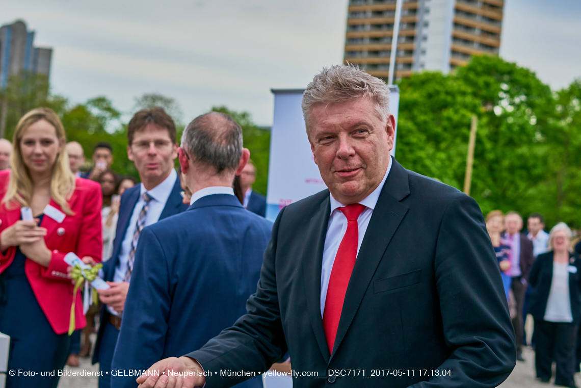 11. Mai 2017 - Grundsteinlegung für die LOGE und dem Kulturquadrat in Neuperlach